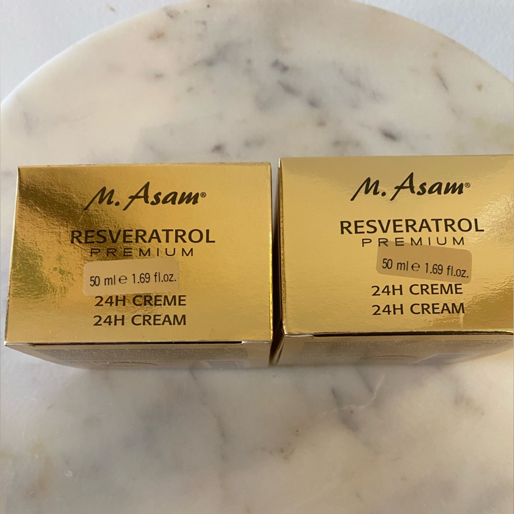 M Asam Resveratrol Premium 24H Cream —X2 New in Box